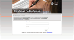 Desktop Screenshot of inqueritos.ipiaget.org