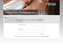 Tablet Screenshot of inqueritos.ipiaget.org